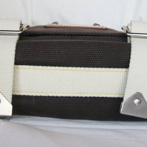 LOUIS VUITTON CUP BESACE TOILE ANTIGUA MOCCA MESSENGER BAG-100% AUTHENTIC - Picture 5 of 14